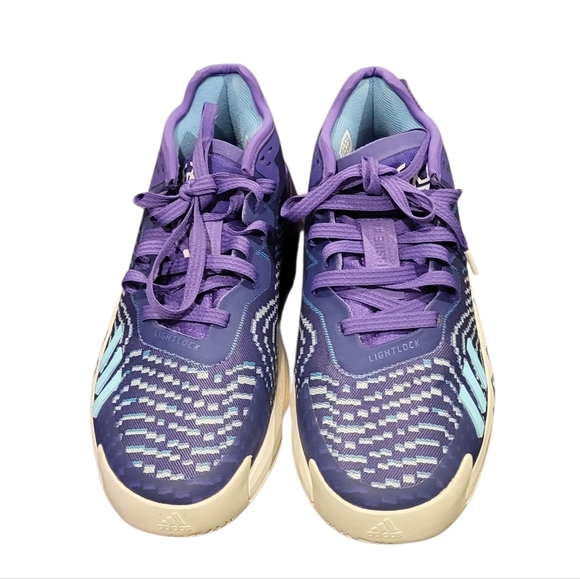 Adidas Mens D.O.N. Issue 4 Donovan Mitchell Purple Sneakers Shoes Size 8 - Picture 2 of 10